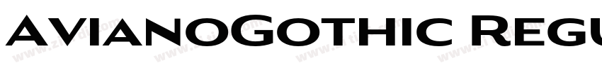AvianoGothic Regular字体转换